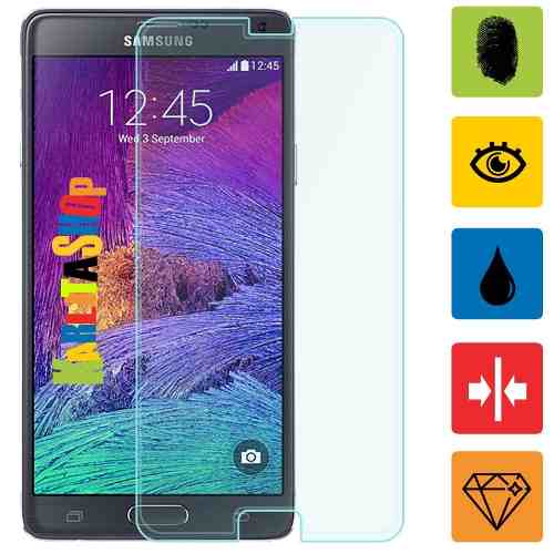 Mica Glass Samsung Galaxy Note 4 Cristal Templado Vidrio